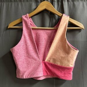 Outdoor Voices Pink and Peach Sports Bra